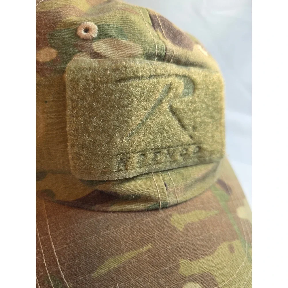 Rothco Multicam Tactical Operator Hat Camo Adjustable Patch Baseball Cap 95384